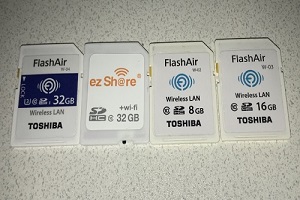 BLITZのWiFi対応レーダー探知機でコムテック・汎用の無線LAN SDカード