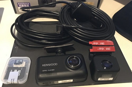 ケンウッド２カメラドライブレコーダー「DRV-MR740」「DRV-MP740」の 