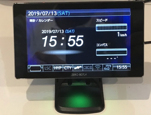 コムテック ZERO 807LV OBD2-R3&無線LAN内蔵SDカード付