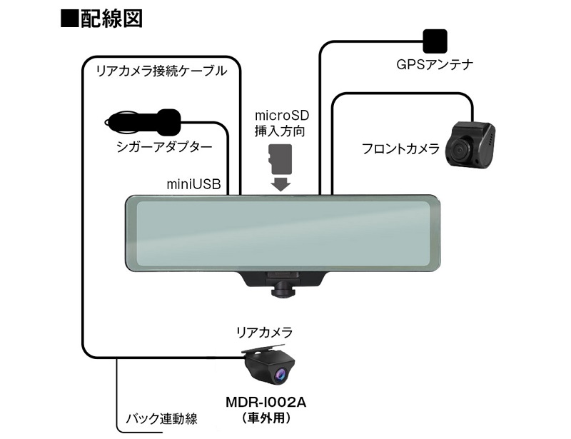 13400円 超爆安 MAXWIN MDR-I002B ドライブレコーダー