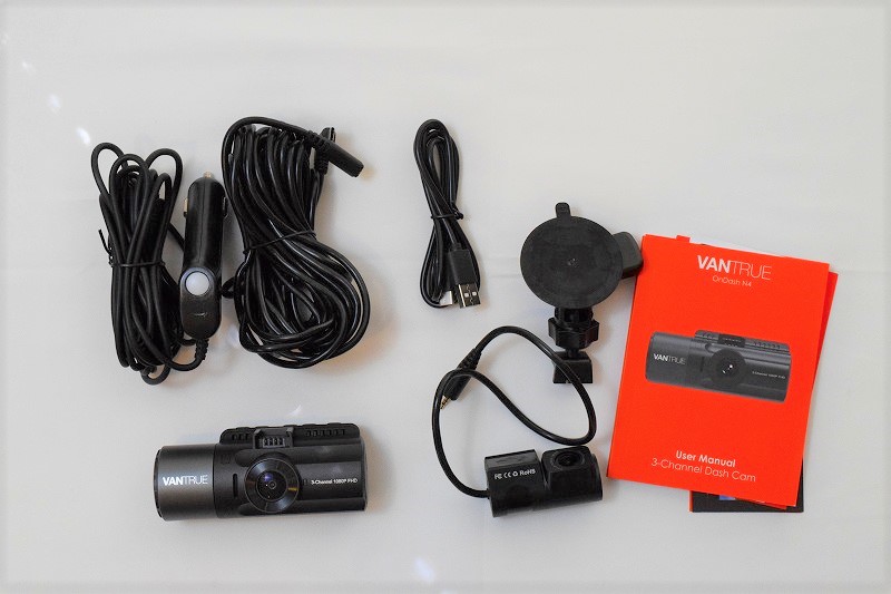 VANTRUE N4 リアカメラ マウント ドライブレコーダー